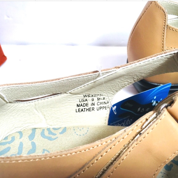 Propet Unisex-Adult Propet  April Fisherman Beige Leather Sandals Oyster 9M main image 8